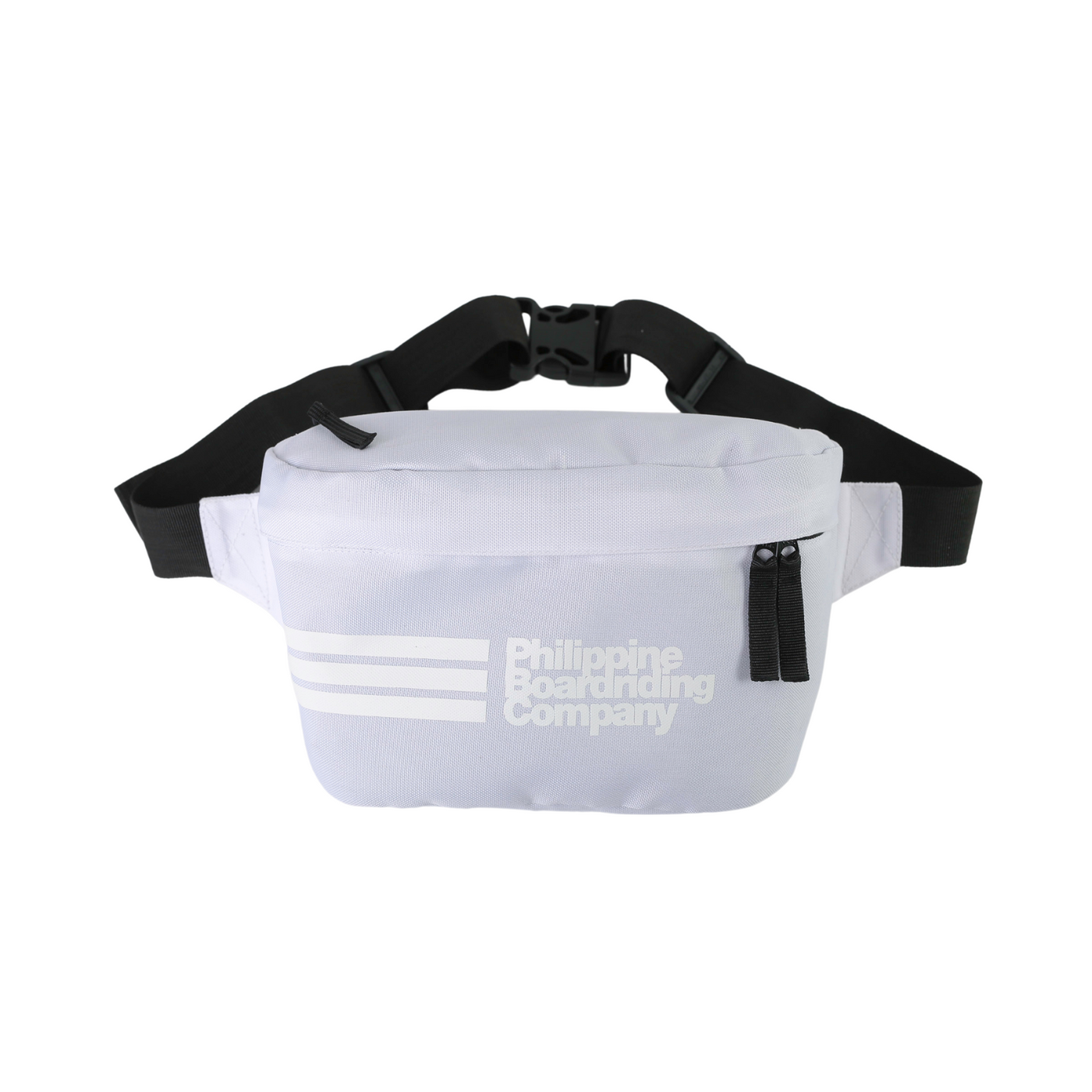 PBC Stripe Belt Bag in White