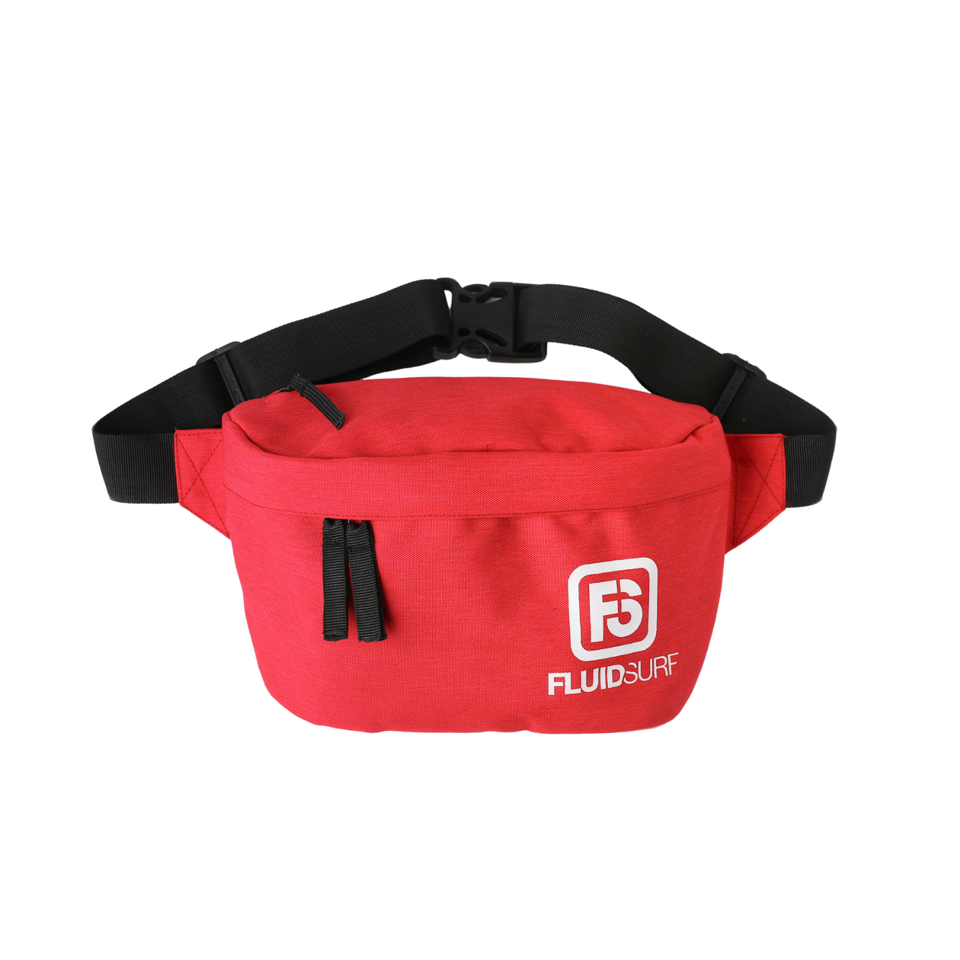 Square Logo Belt Bag in Red