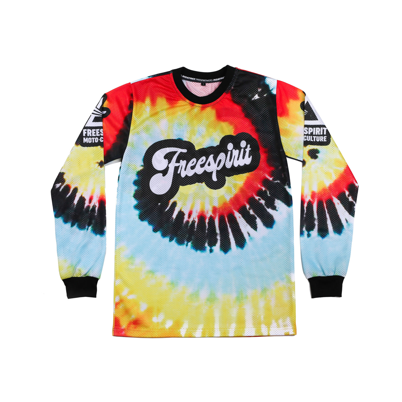 Spiral Dye Riding Jersey