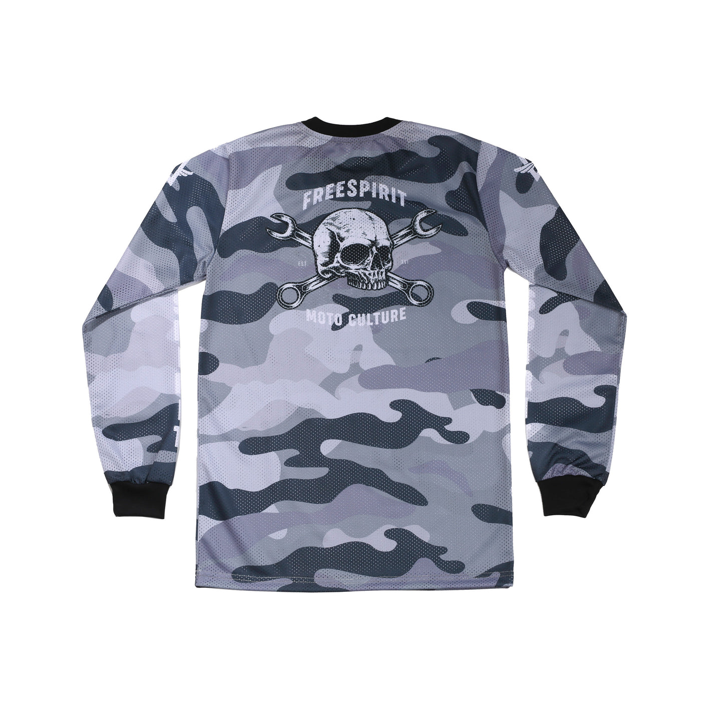 Crosswrench Gray Riding Jersey