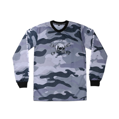 Crosswrench Gray Riding Jersey